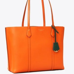 Tory Burch Perry Triple Compartment Tote Bag - Orange